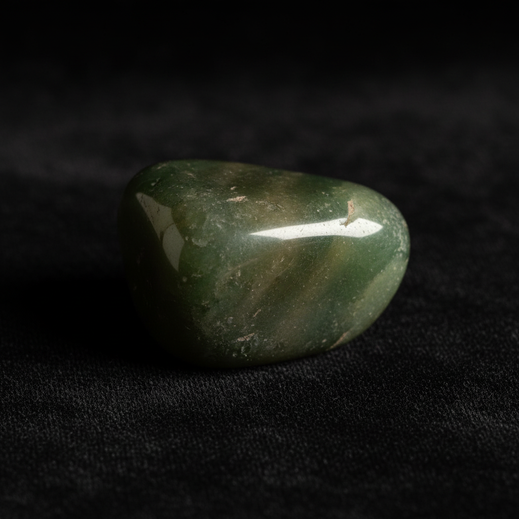 Green Jade stone side