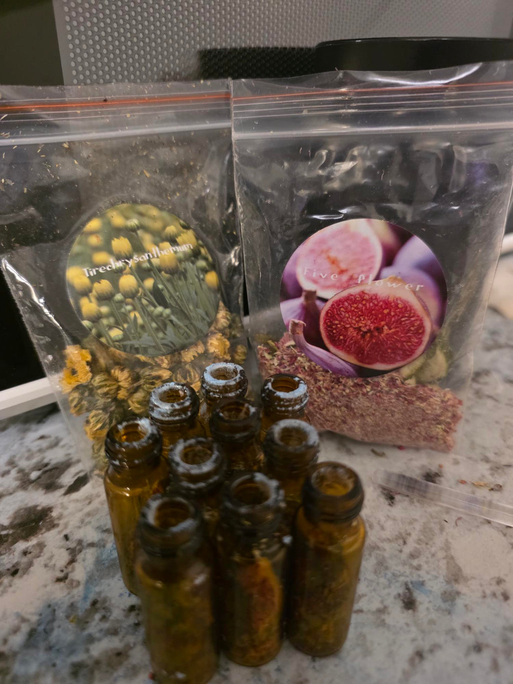 Eternal Magickal Flower Vials